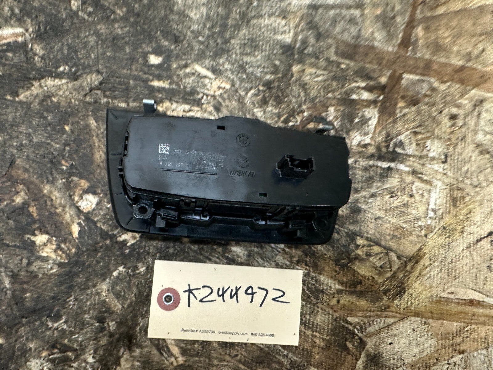 BMW 2012-2019 F30 HEADLIGHT FOG LIGHT DIMMER SWITCH OEM 9265297