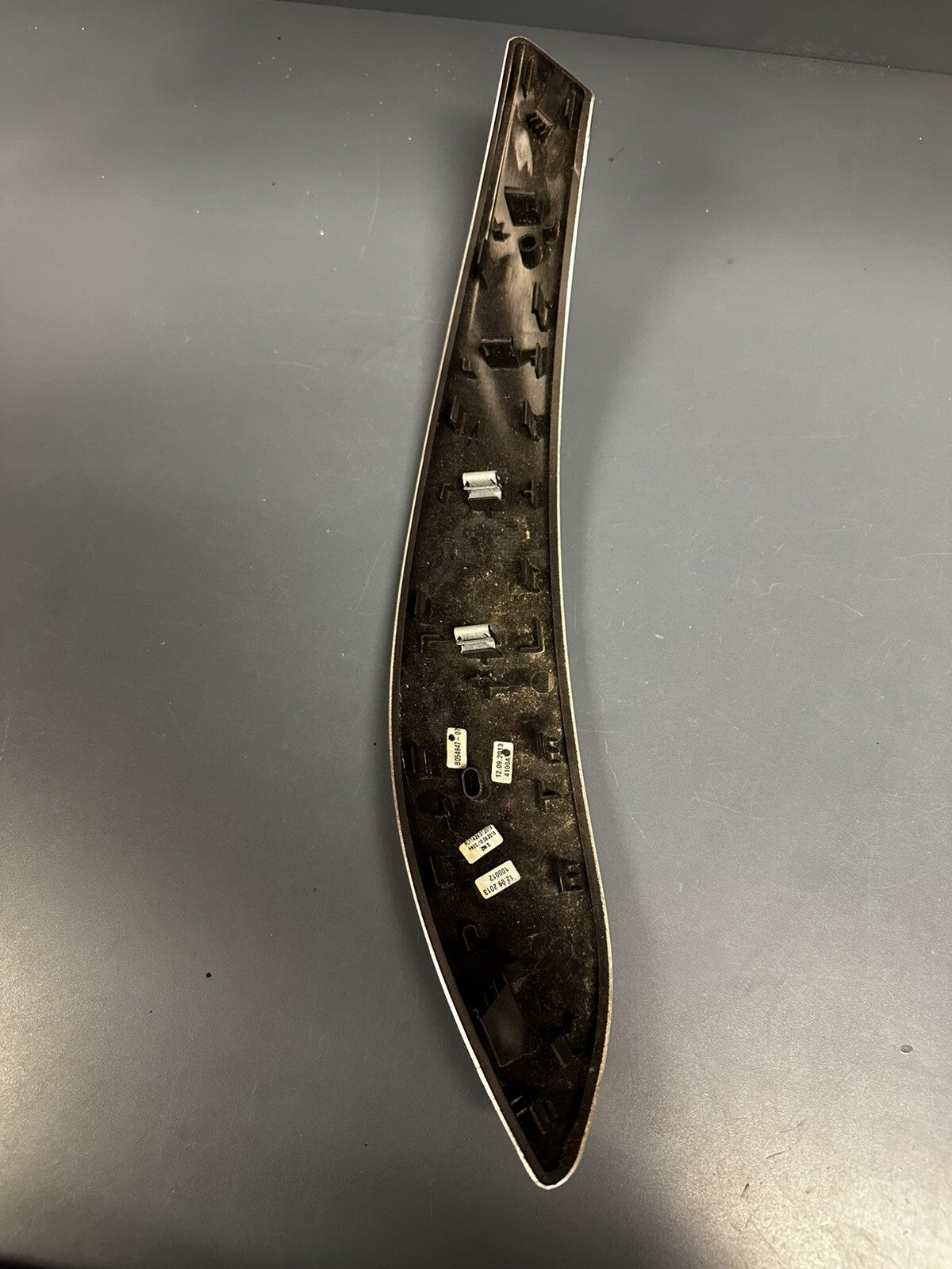 12-18 BMW F30 3/4 Series Left Driver Door Panel Handle Aluminum Trim OEM 8054947