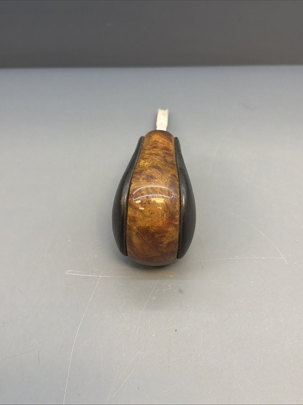 BMW E36 Z3 E36 Automatic Gear Selector Shifter Knob Wood Leather OEM 2228252