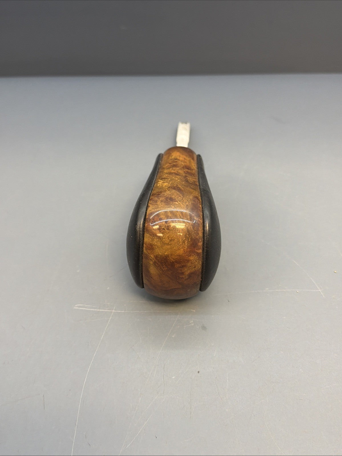 BMW E36 Z3 E36 Automatic Gear Selector Shifter Knob Wood Leather OEM 2228252