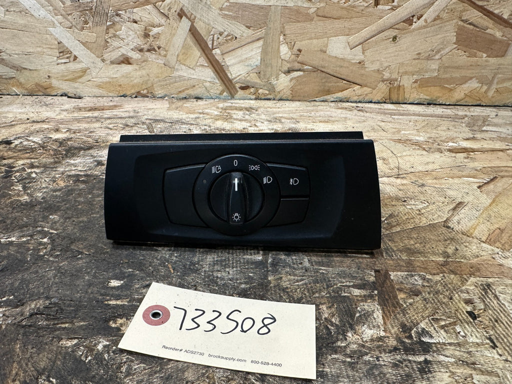 BMW 06-13 E9X 3 SERIES HEADLIGHT FOG LIGHT CONTROL SWITCH BLACK OEM 6938864