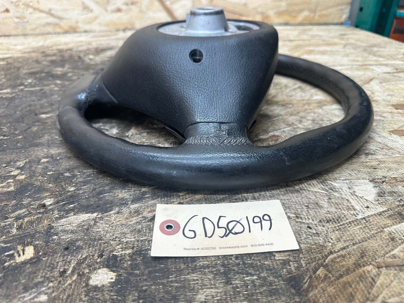 BMW 95-03 E39 5 SERIES M SPORT BLACK LEATHER STEERING WHEEL W/ BUTTONS 2229115