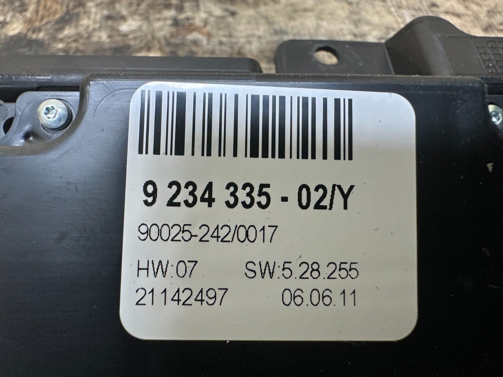BMW 2007-2014 E70 X5 AC CLIMATE CONTROL MODULE+HILL DESCENT OEM 9234335