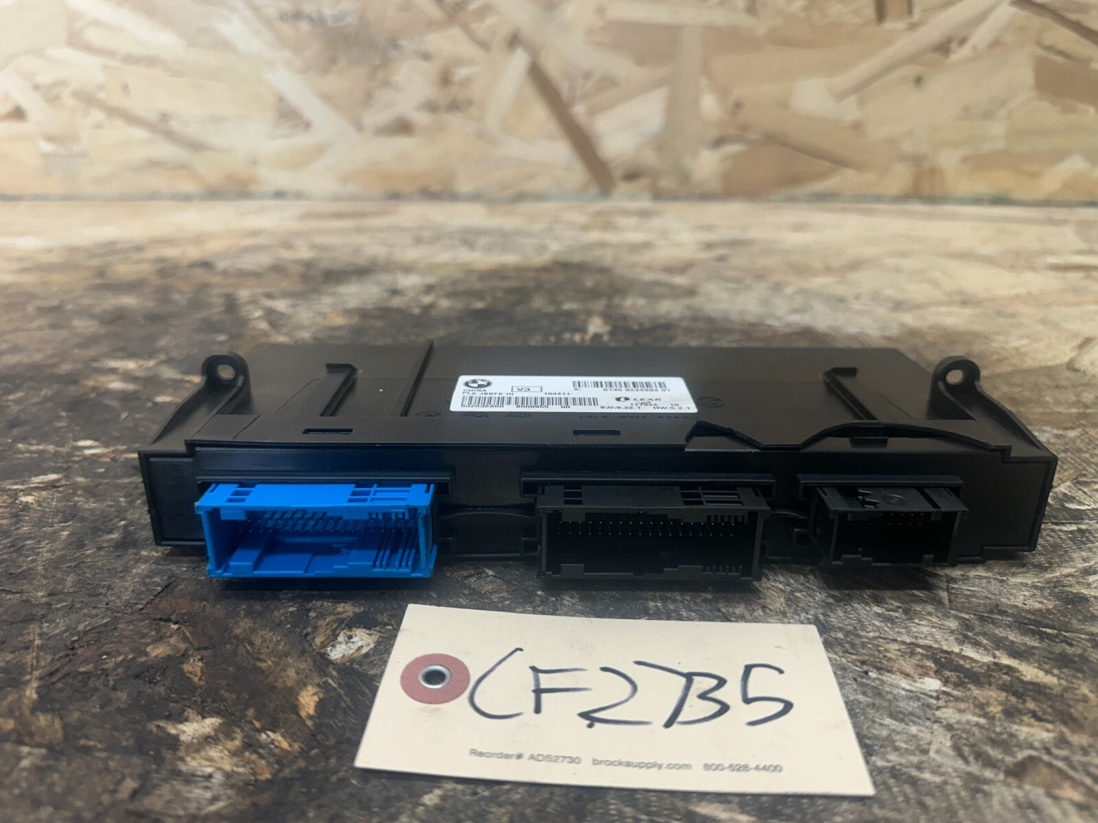 BMW 2010-2017 F10 5 SERIES BCM BODY CONTROL MODULE JUNCTION BOX OEM 9244393