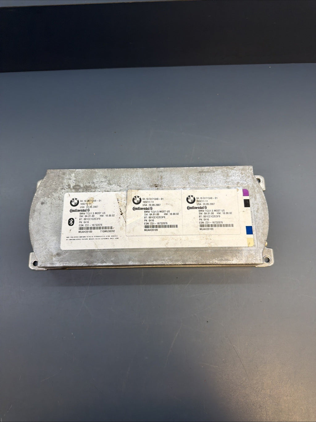 07-13 BMW E60 E64 E70 E82 E88 E90 E92 Telematics Bluetooth Control 9171348