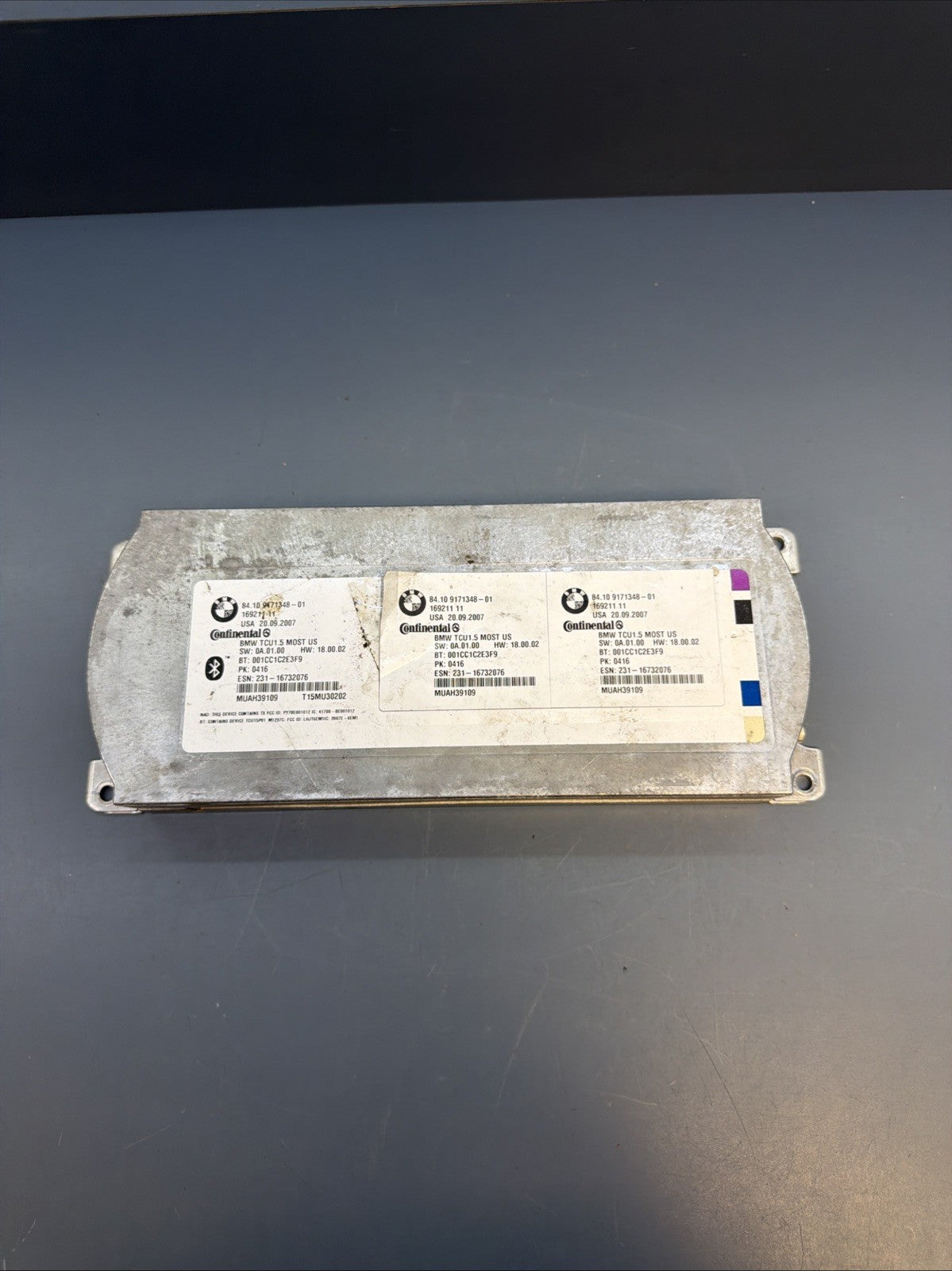 07-13 BMW E60 E64 E70 E82 E88 E90 E92 Telematics Bluetooth Control 9171348