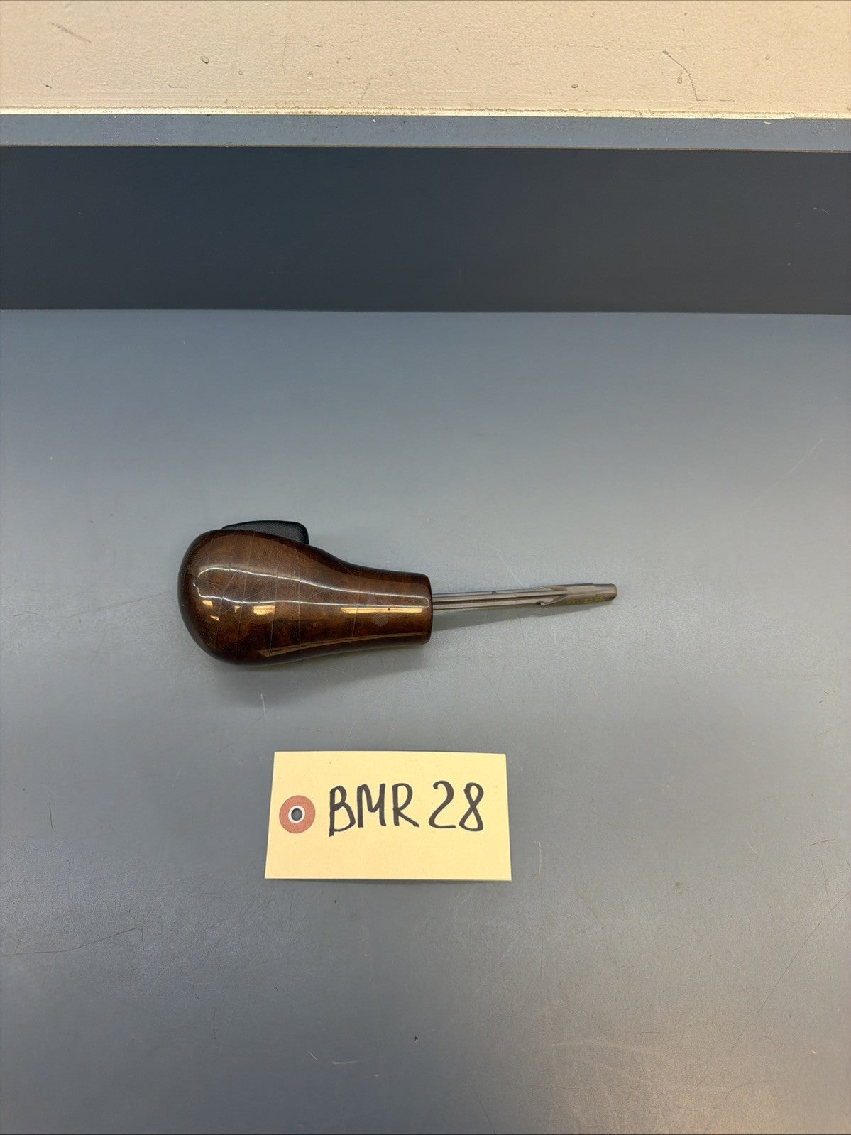 97-06 BMW E39 E46 E53 Automatic Gear Selector Shifter Knob Wood Leather 1423500