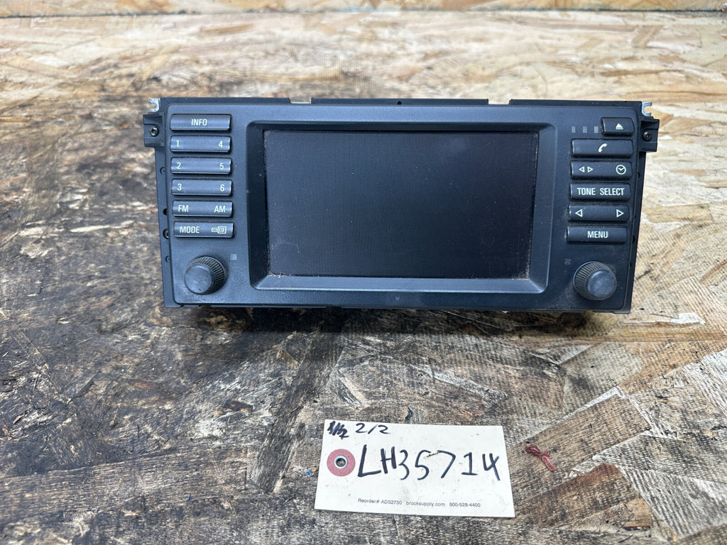 BMW 97-06 E53 E38 E39 5/7 SERIES X5 NAGIVATION STERIO MONITOR OEM 6916609