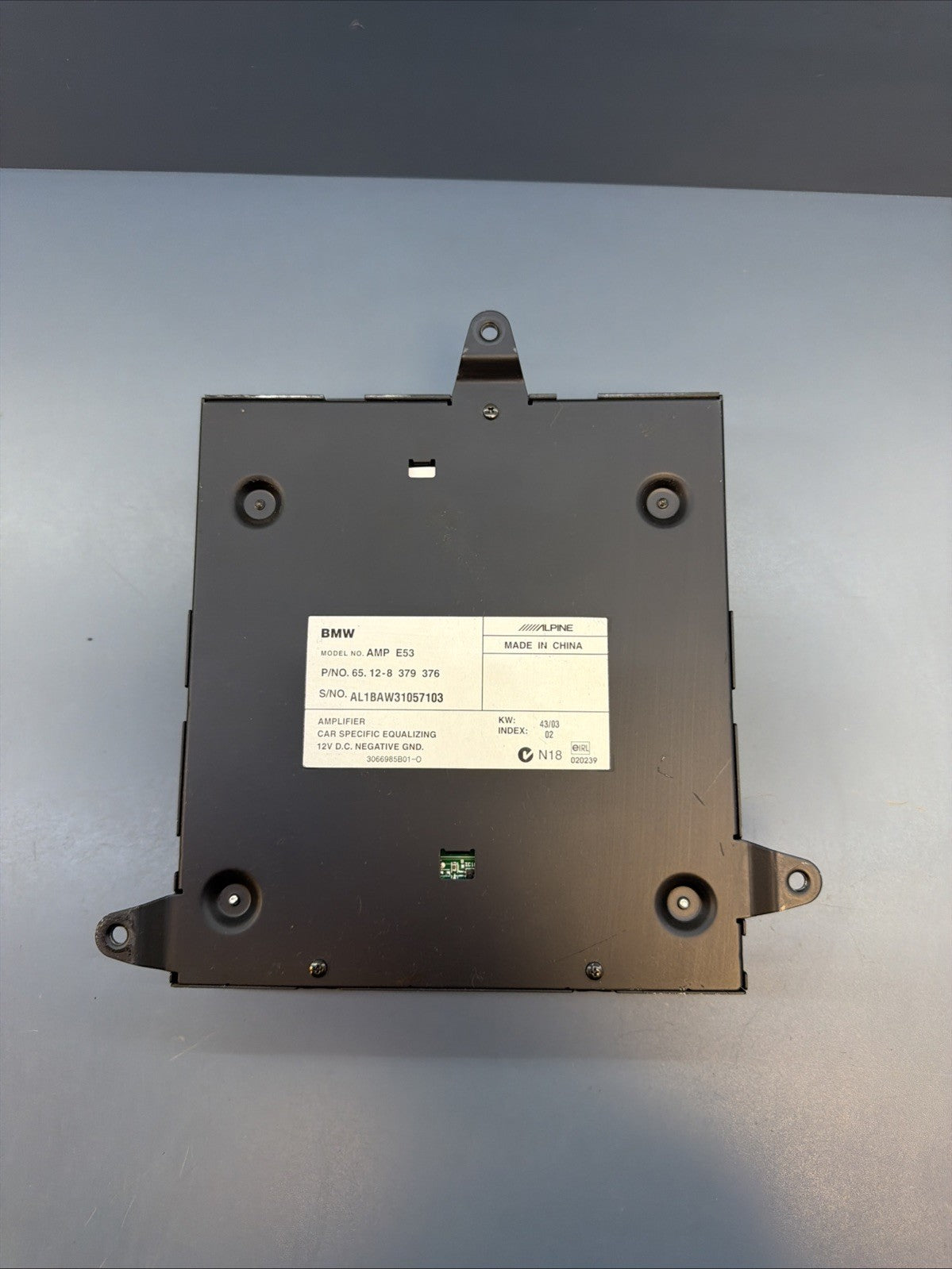 BMW E53 X5 series AMPLIFIER HIFI SOUND SYSTEM AUDIO AMP Alpine 8379376