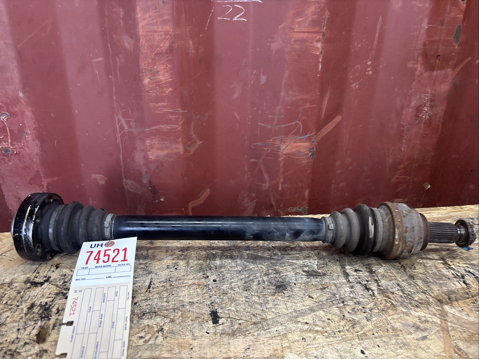 BMW OEM CV AXLE REAR RIGHT 5 SERIES E60 USED N54 ENGINE 2003-2010 3320 7572419