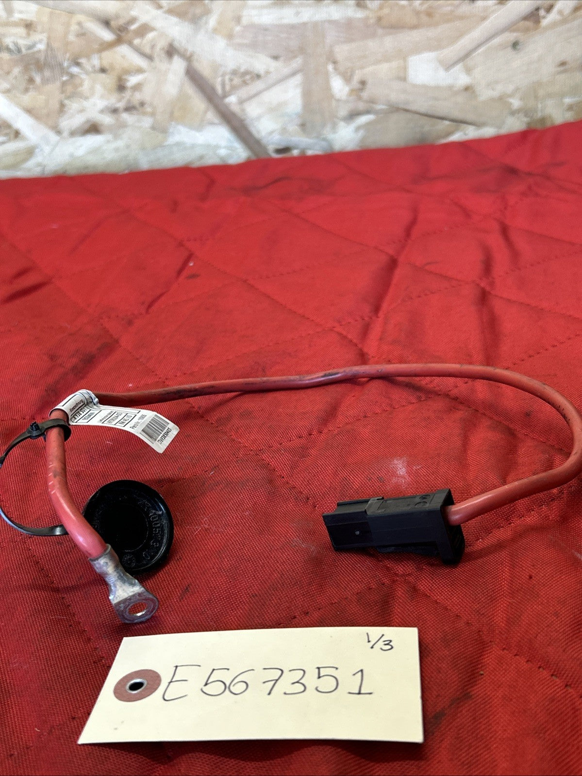 D 06-13 BMW E90 E91 E92 E93 BATTERY POSITIVE CABLE PLUS POLE LEAD WIRE 6938504 