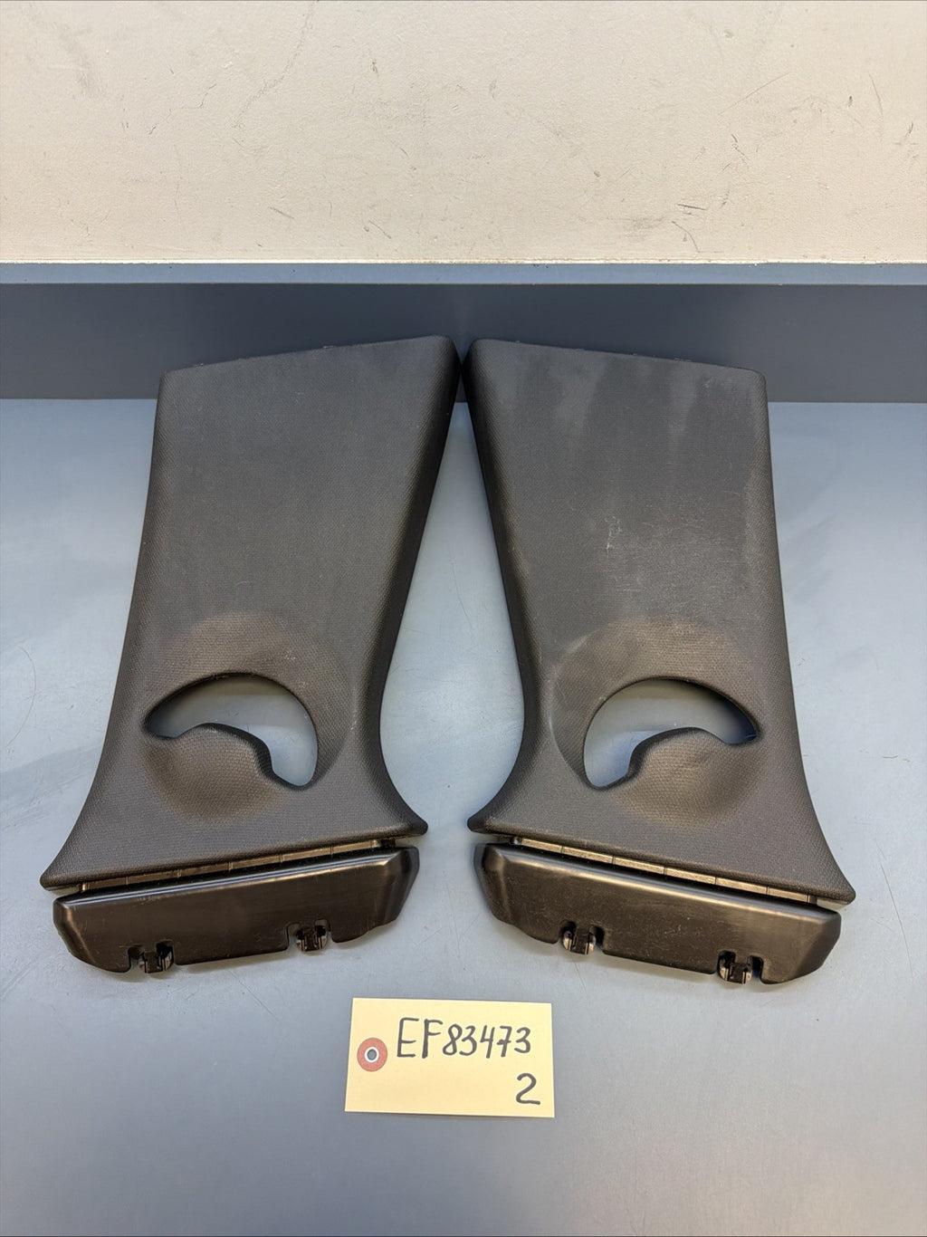18-23 BMW X2 F39 LEFT & RIGHT SIDE B PILLAR UPPER TRIM COVER 7426397 7426398