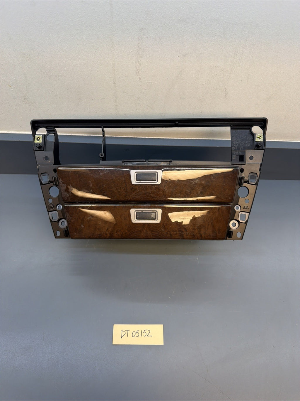 2006-2008 BMW 750Li 750I Center Dash Trim Console Storage Tray Wood Oem 7032886