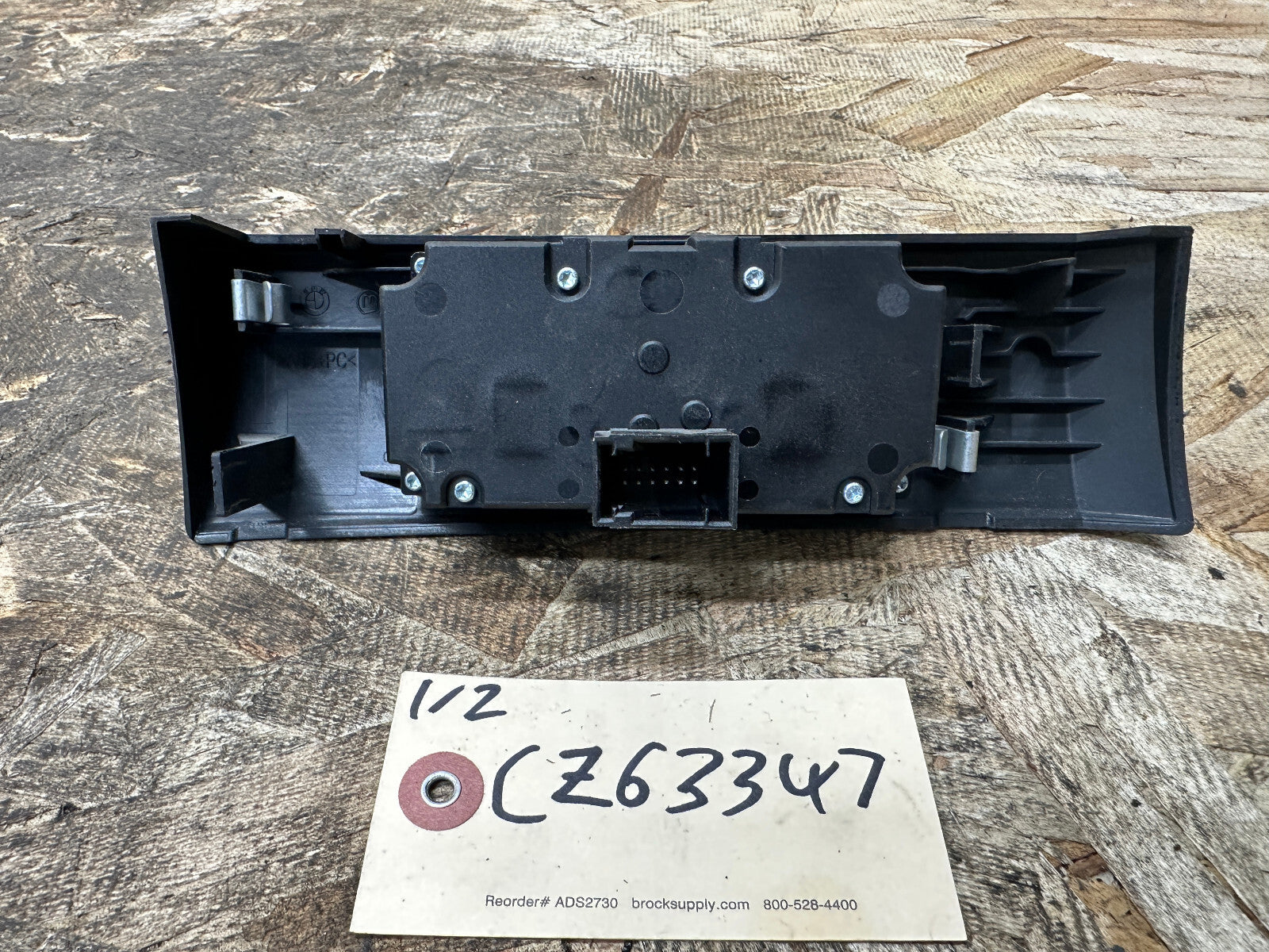 BMW 05-10 E60 5 SERIES BLACK HEADLIGHT CONTROL SWITCH PANEL COMPLETE 6988553