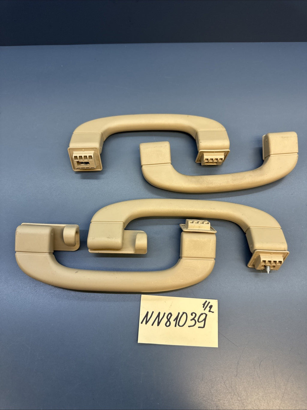 2007-2011 BMW 328i E90 SEDAN OEM ROOF HEADLINER DOOR GRAB HANDLE SET