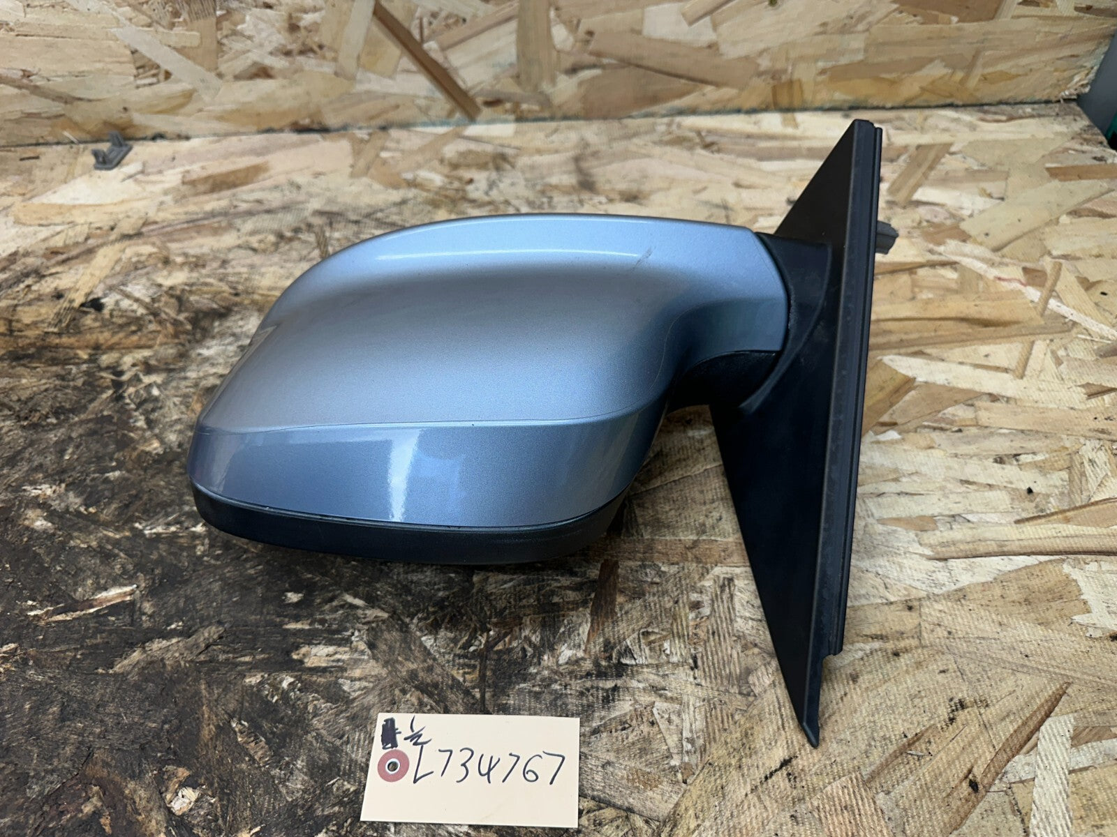 BMW 2011-2014 FRONT LEFT DRIVER SIDE VIEW POWER MIRROR BLUE OEM 7205445