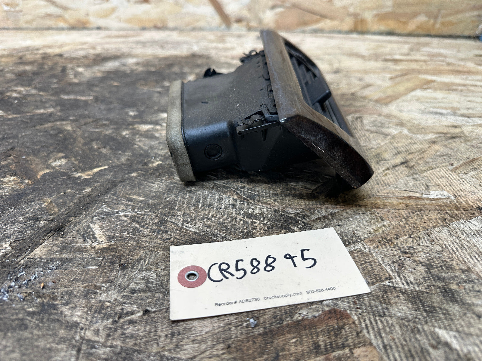 BMW 01-10 E60 5 SERIES POPLAR WOOD DRIVER SIDE LEFT AIR VENT OEM 7063137