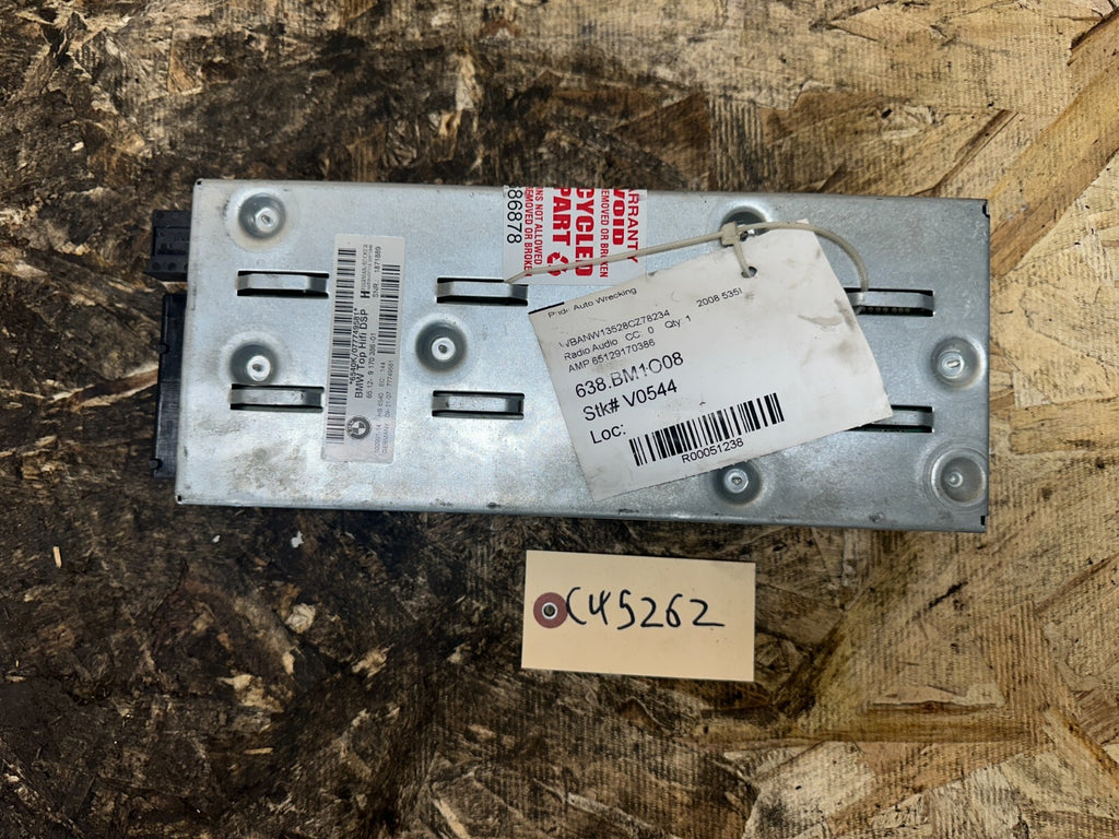 BW 2006-2013 E9X E6X 3/5 SERIES HARMEN BECKER HiFi AMPLIFIER OEM 9170386