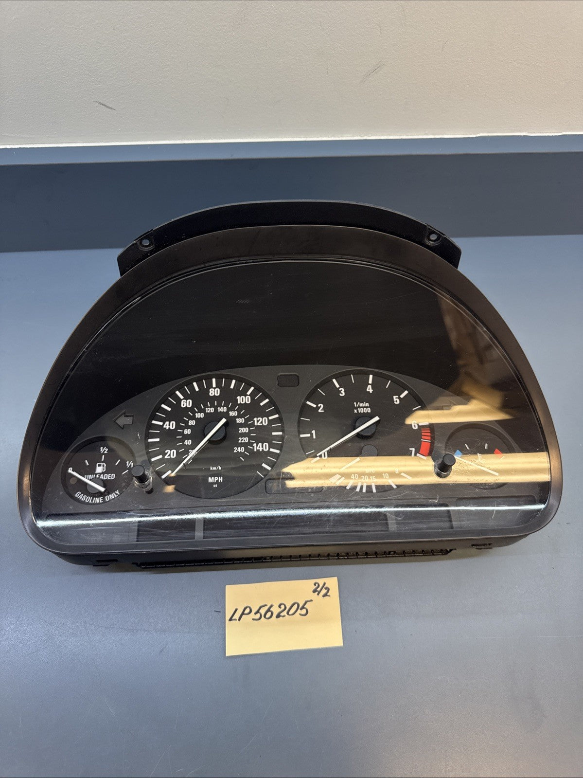 BMW E39 540i X5 E38 INSTRUMENT CLUSTER 87001329 134K MILES