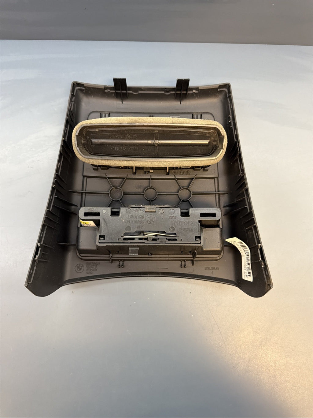 BMW 3 Series E90 E91 Covering Rear Trim Centre Console Black 7118049