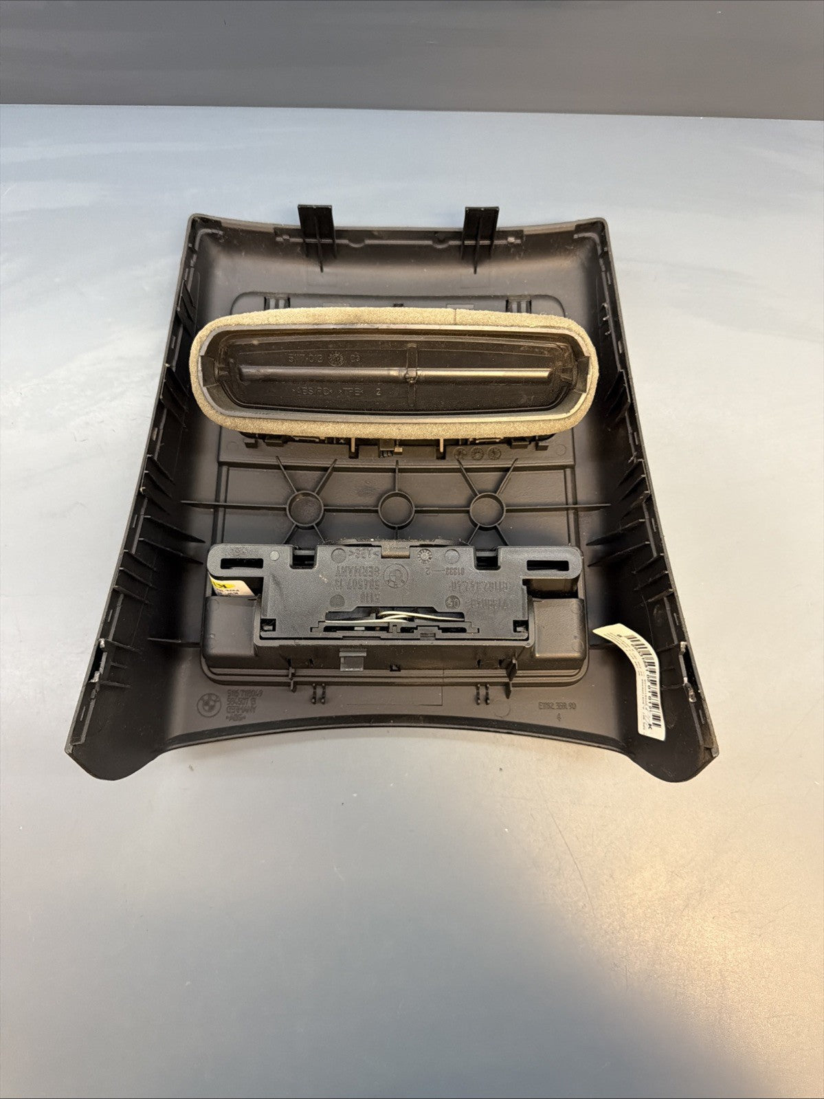 BMW 3 Series E90 E91 Covering Rear Trim Centre Console Black 7118049