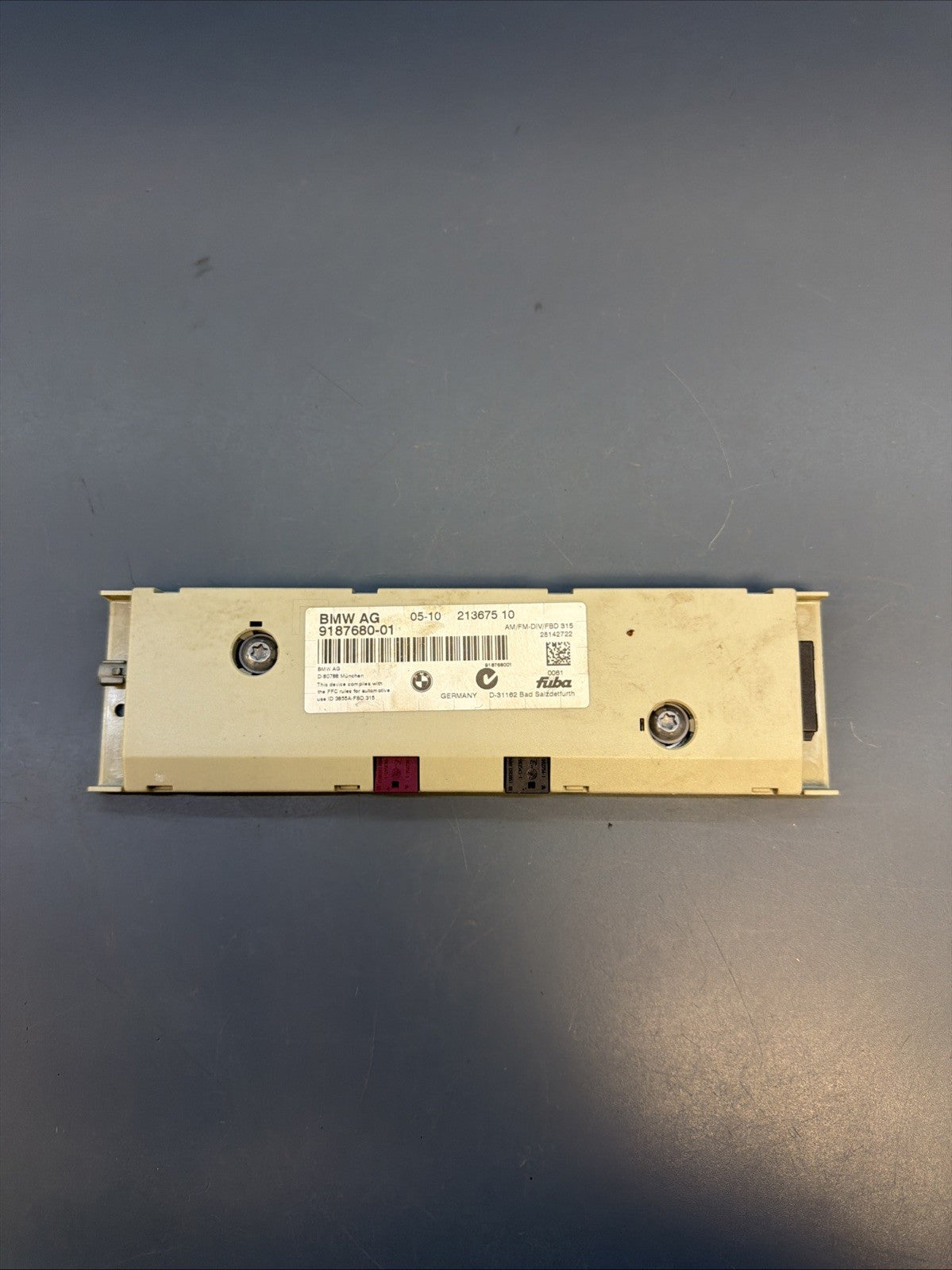 04-10 BMW E63 E64 6 Series Antenna Amplifier Diversity Control Module 9187680