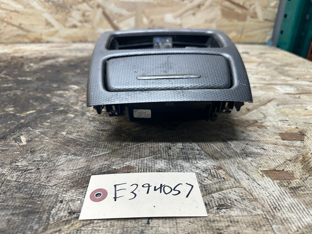BMW 6-13 E92 E93 3 SERIES REAR PASSENGER AIR VENT+TRIM ALUMINUM HEXAGON 7129556