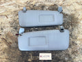 BMW 03-10 E60 5 SERIES LIGHT GRAY SUN VISOR OEM 7122862+7122861