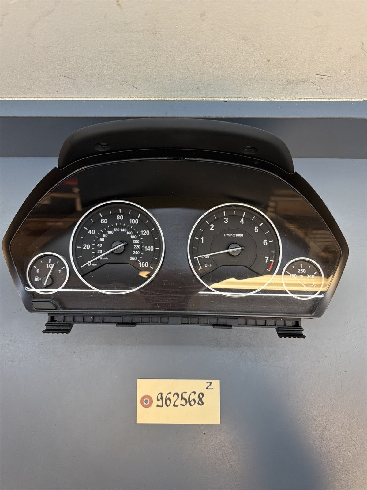 12-20 BMW F30 F32 F34 F36 INSTRUMENT CLUSTER SPEEDOMETER OEM 9379969 110K MILES