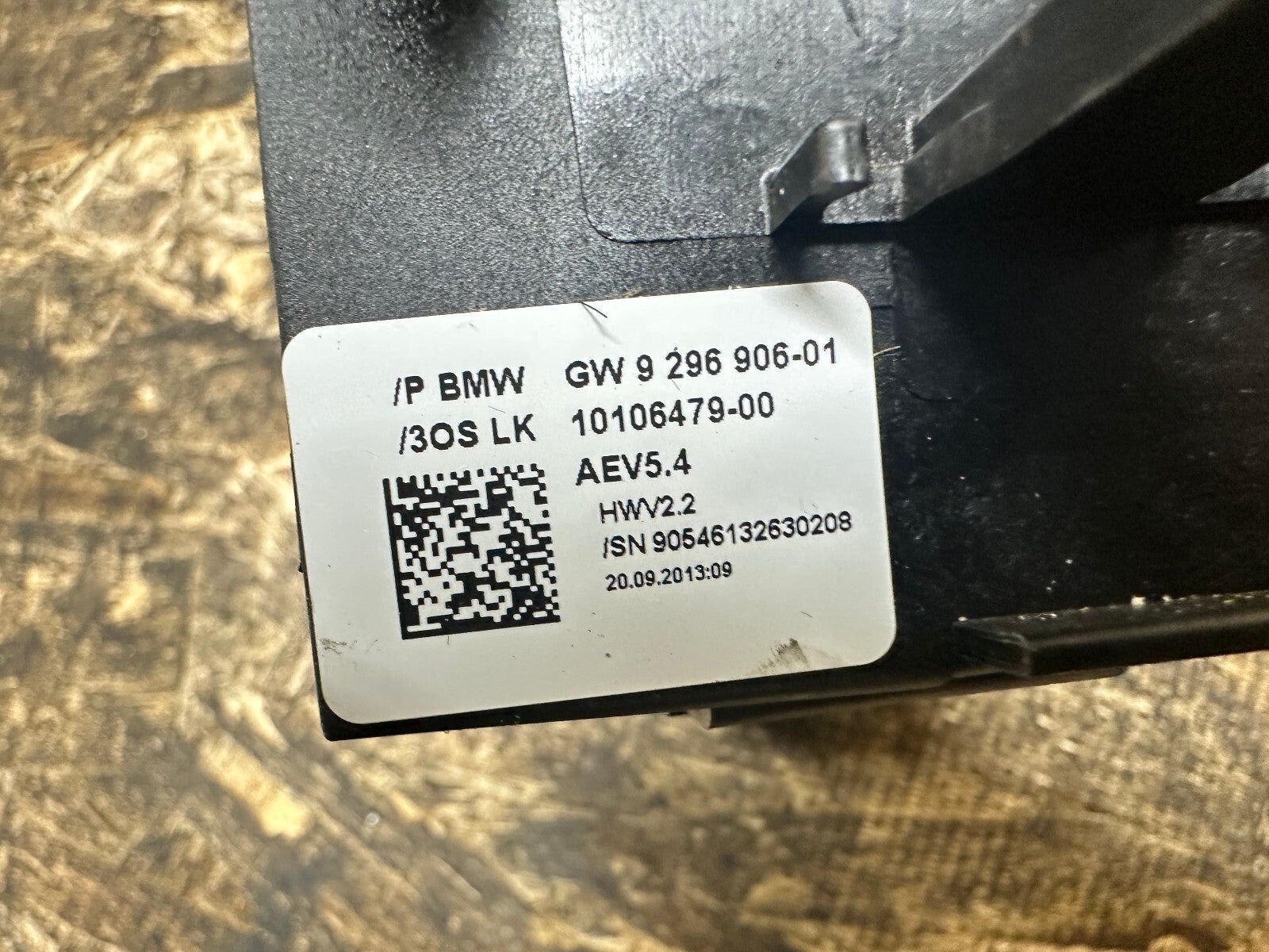BMW 09-18 F10 F12 F25 F26 5 6 SERIES X3 X4 iDRIVE GEAR SELECTOR OEM 9296903