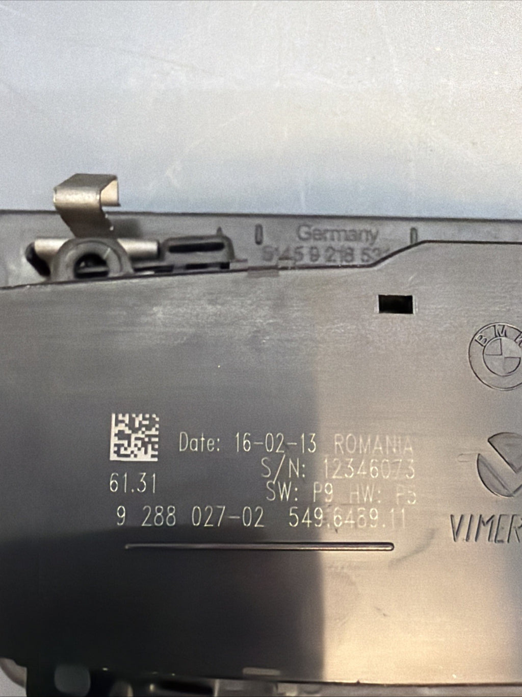 2012-2018 BMW 328i 335i 435 Headlight Control Switch 9288027 F30 F32 F36 OEM