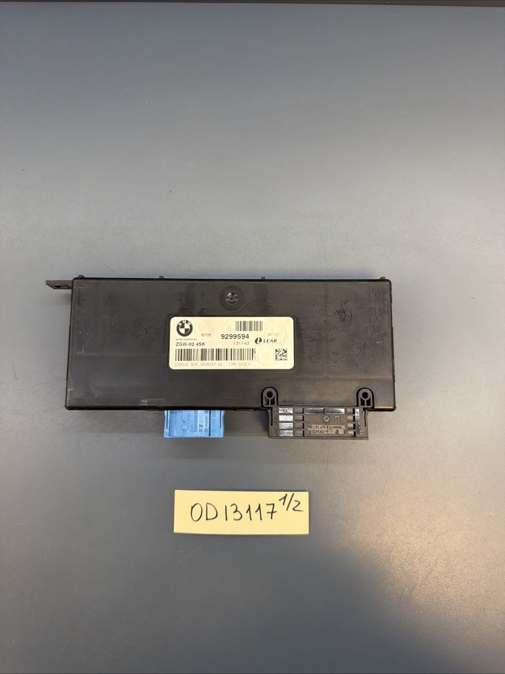 2011–2017 BMW F25 X3 Central Gateway Control Module Unit 9299594 OEM