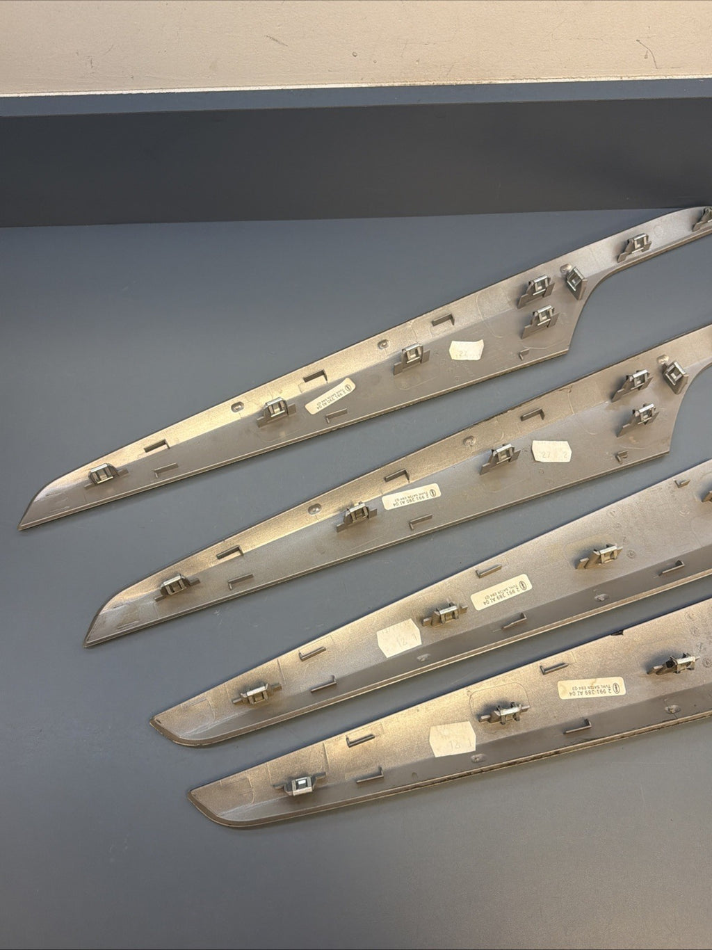2013-2015 BMW X1 E84 Front Door Trim Cover Panel SILVER Set of 4 2991389 OEM