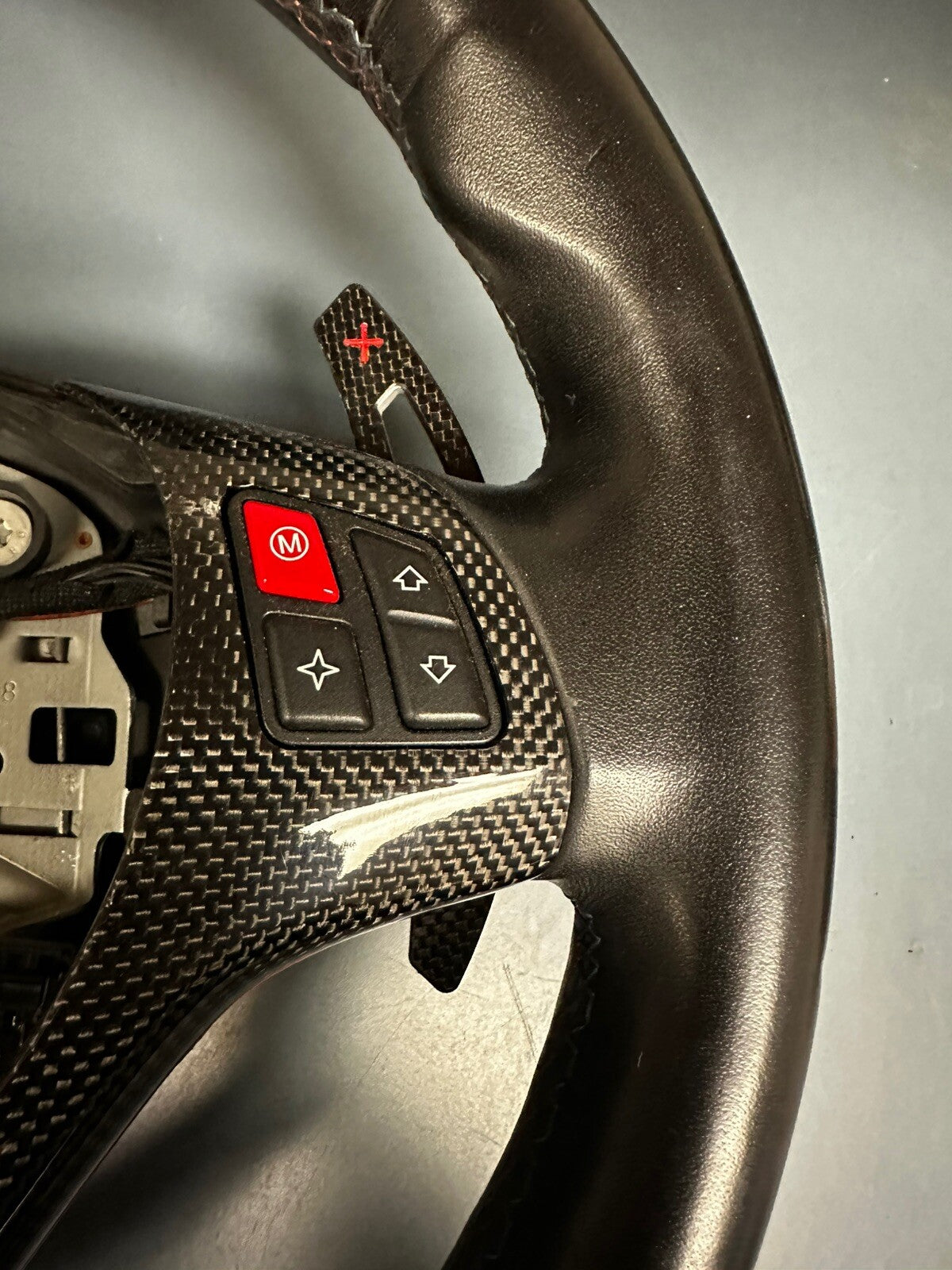 E92 BMW M3 CARBON FIBER STEERING WHEEL W PADDLES