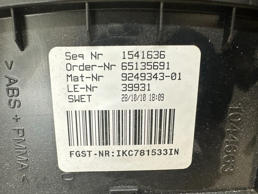 BMW 10-13 F10 5 SERIES SPEEDOMETER INSTRUMET GAUGE CLUSTER MPH 135k MI 9249343
