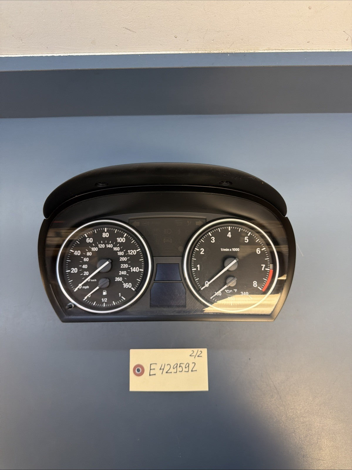 07-11 BMW 335I 328I 114K INSTRUMENT CLUSTER GAUGE SPEEDOMETER OEM 9187368 134K
