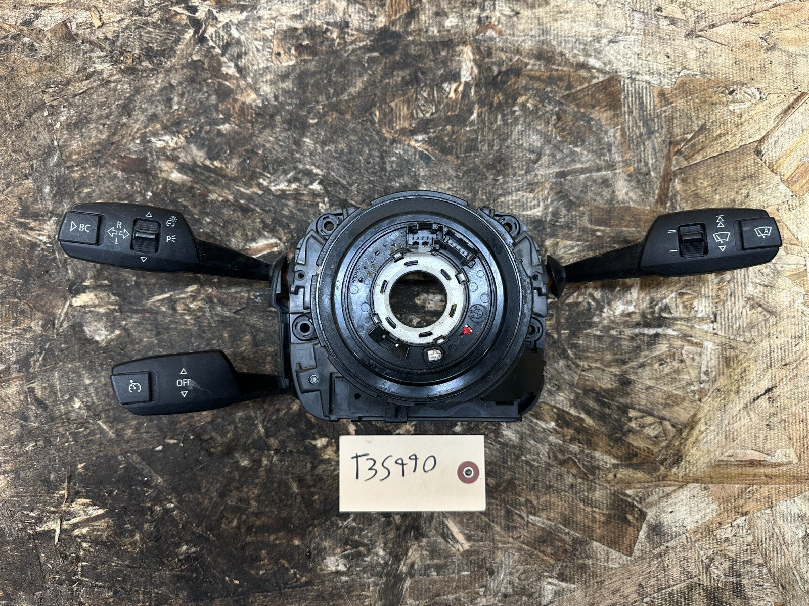 BMW 06-13 E90 STEERING COLUMN SWITCH UNIT W/ CLOCK SPRING OEM 9110887+6989557