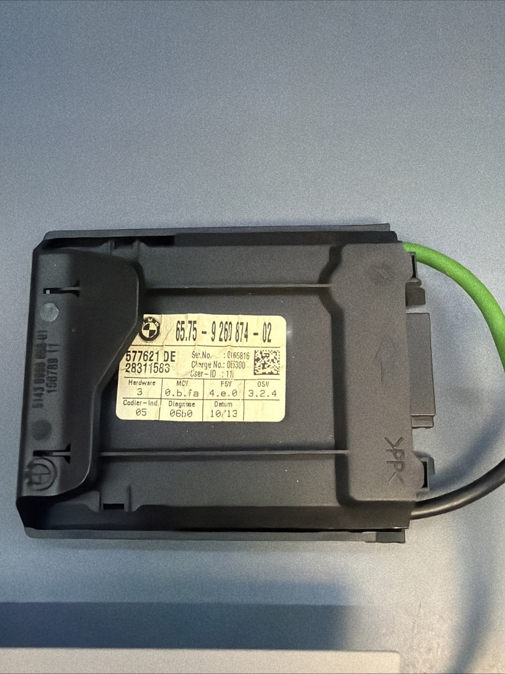 2012-2015 BMW X1 E84 ANTI THEFT LOCKING ULTRA MOTION SENSOR CONTROL UNIT 9260874