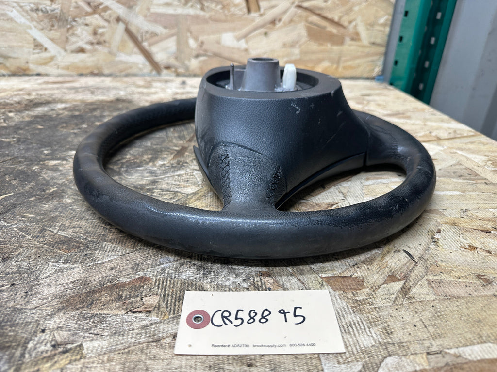BMW 03-10 E60 5 SERIES SPORT BLACK LEATHER STEERING WHEEL OEM 11008818/3385E601