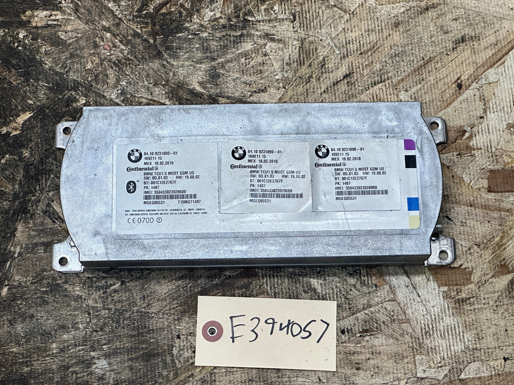 BMW 07-13 E90 3 SERIES BLUETOOTH COMMUNICATION TELEMATICS MODULE OEM 9231090