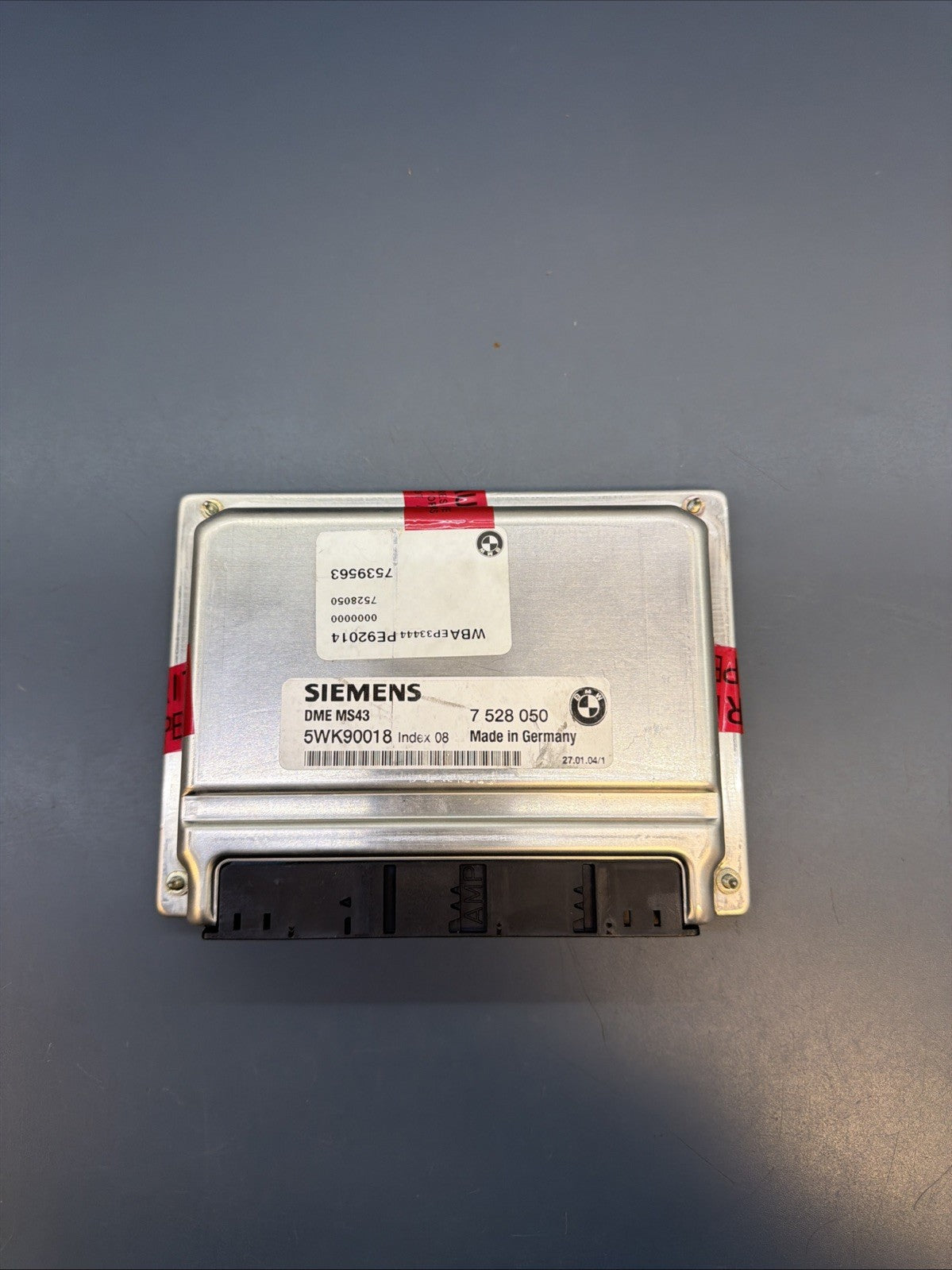 BMW E46 E39 E53 3 5 X5 M54 ENGINE DME MS43 EWS3 IGNITION KEY ECU SET OEM 7528050