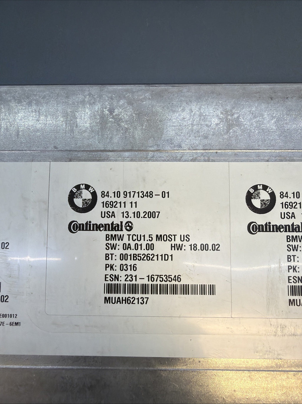 2004–2010 BMW 525i 528i 535i M5 E60 E90 Telematics Receiver 9171348
