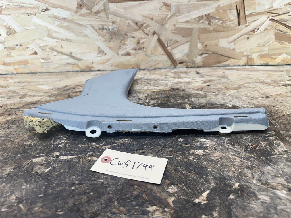 BMW 03-10 E60 5 SERIES LIGHT GRAY C PILLAR TRIM PIECES 2PC OEM 7027092+7027091