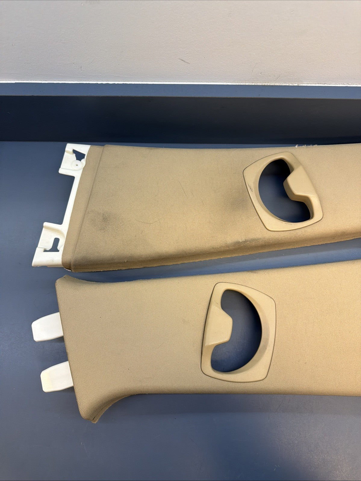 07-11 BMW 335i 328i E91 Left & Right Upper Door Seatbelt B Pillar set 7058335/36