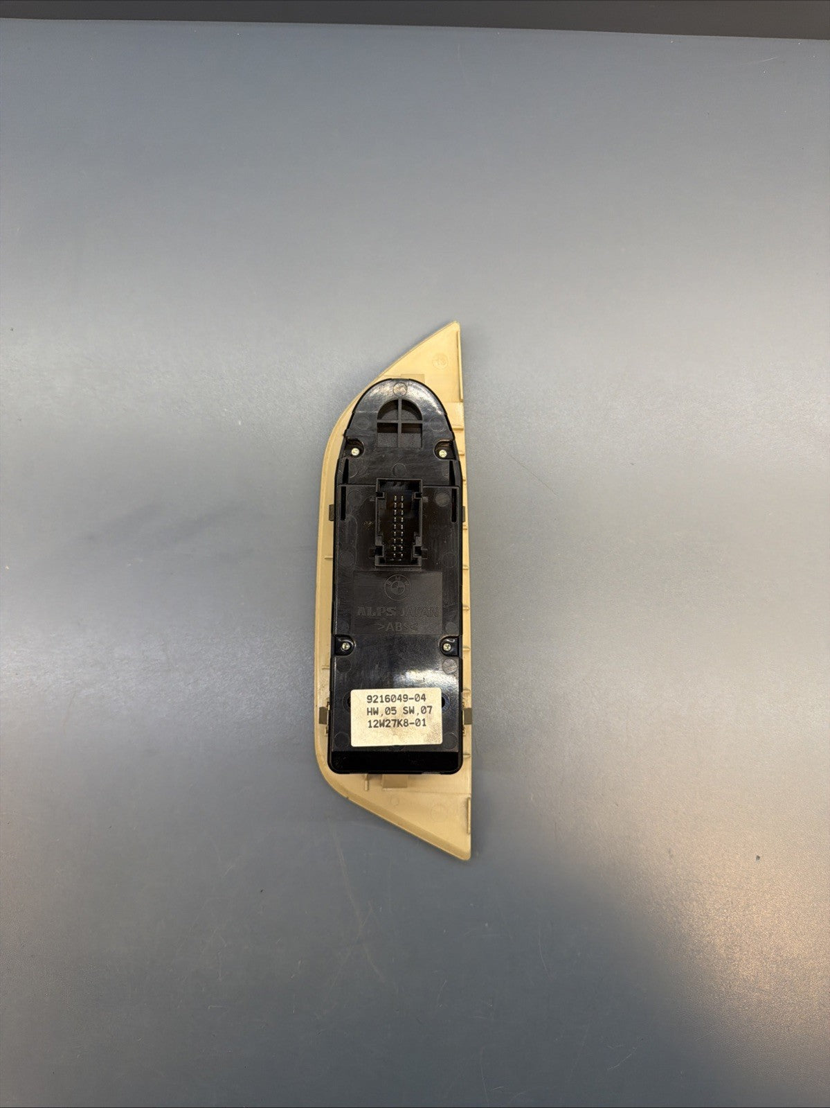 2012 - 2015 BMW X1 Left Driver door Power Window Switch Tan OEM 9216049