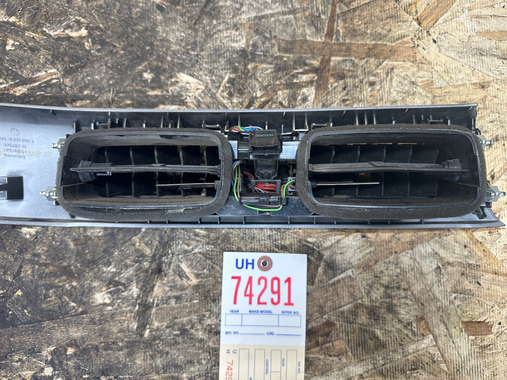 BMW 2011-2019 F30 F32 3 4 SERIES LEFT DASH VENT TRIM ALUMINUM OEM 9231206