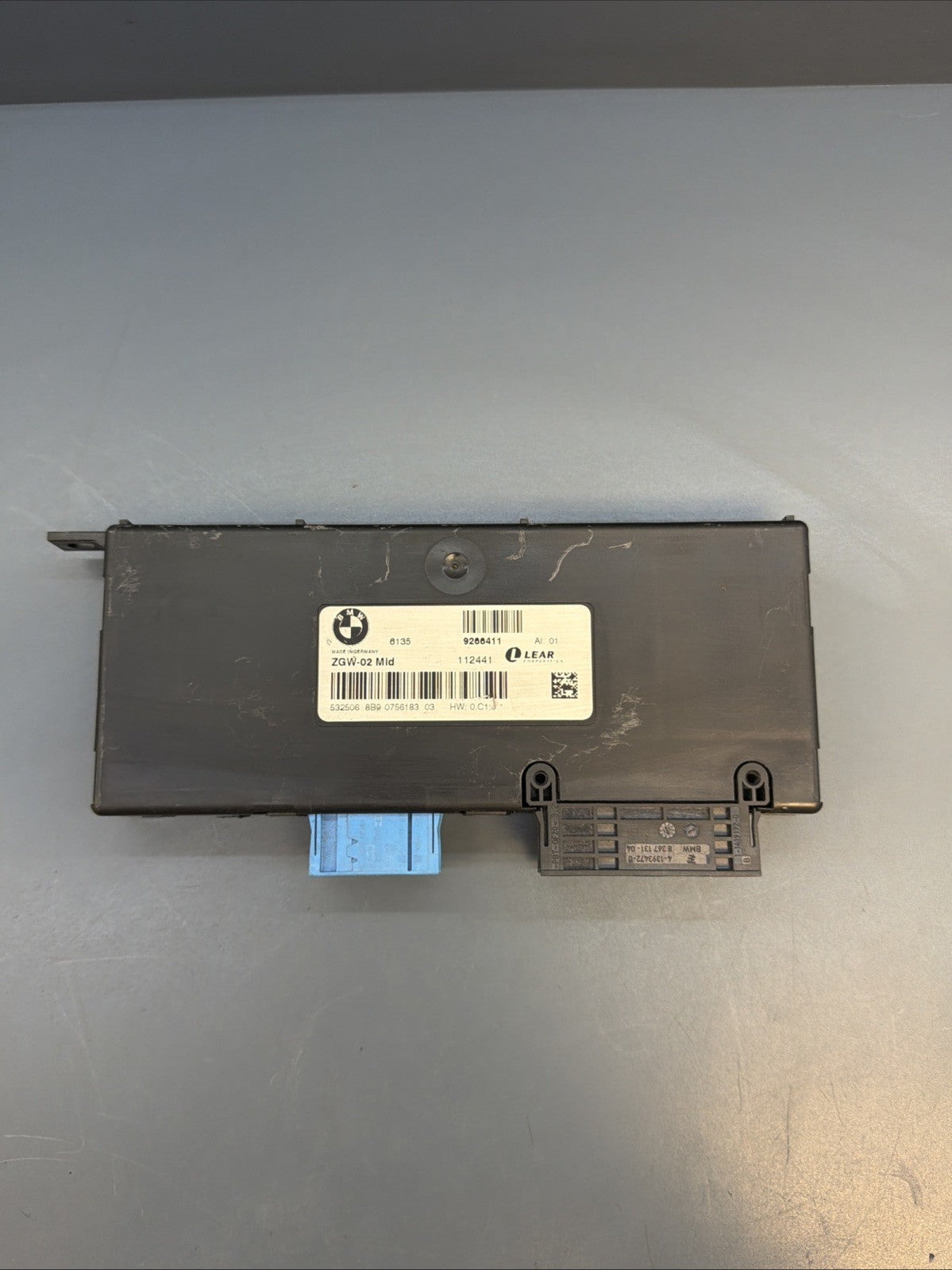 BMW 2011-2017 F25 X3 CENTRAL GATEWAY CONTROL MODULE LEAR OEM 9266411
