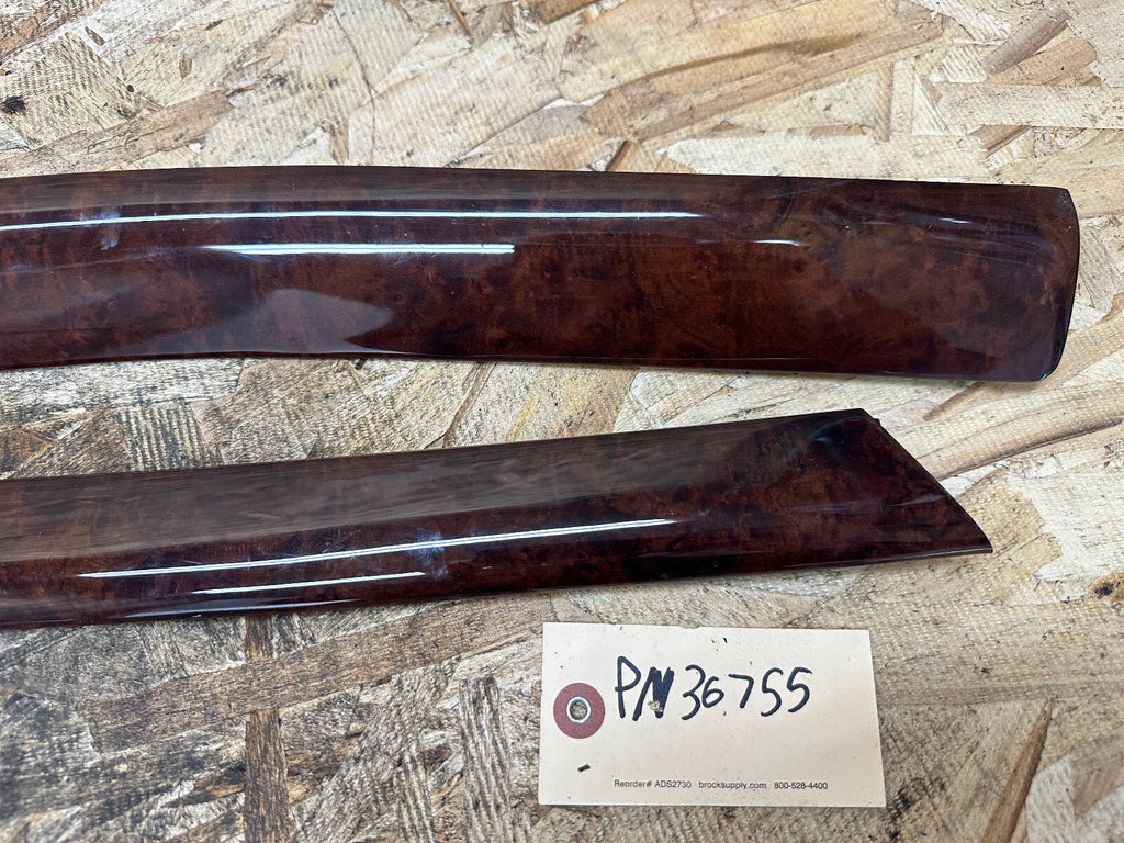 BMW 99-05 330i BURLED WOOD INTERIOR TRIM PANEL SET 8PC OEM 8203827+8203825+MORE