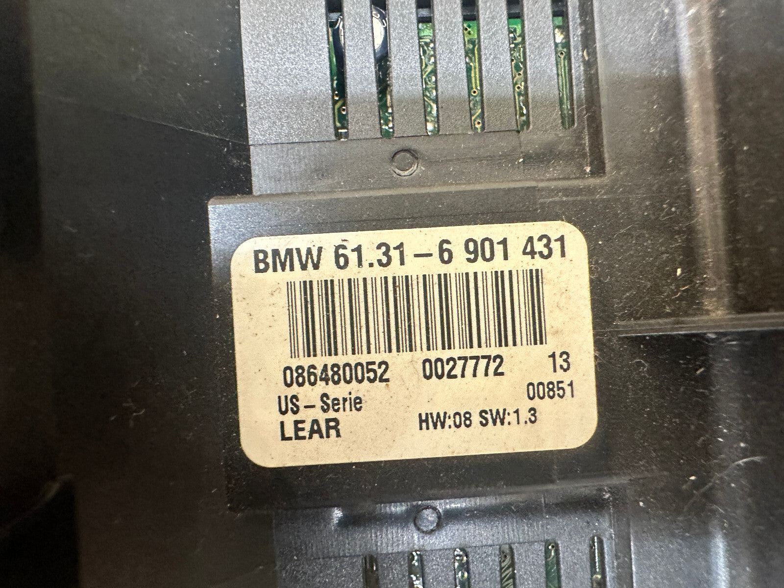 BMW 97-06 E46 3 SERIES HEADLIGHT CONTROL SWITCH+LIGHT MODULE OEM 6901431