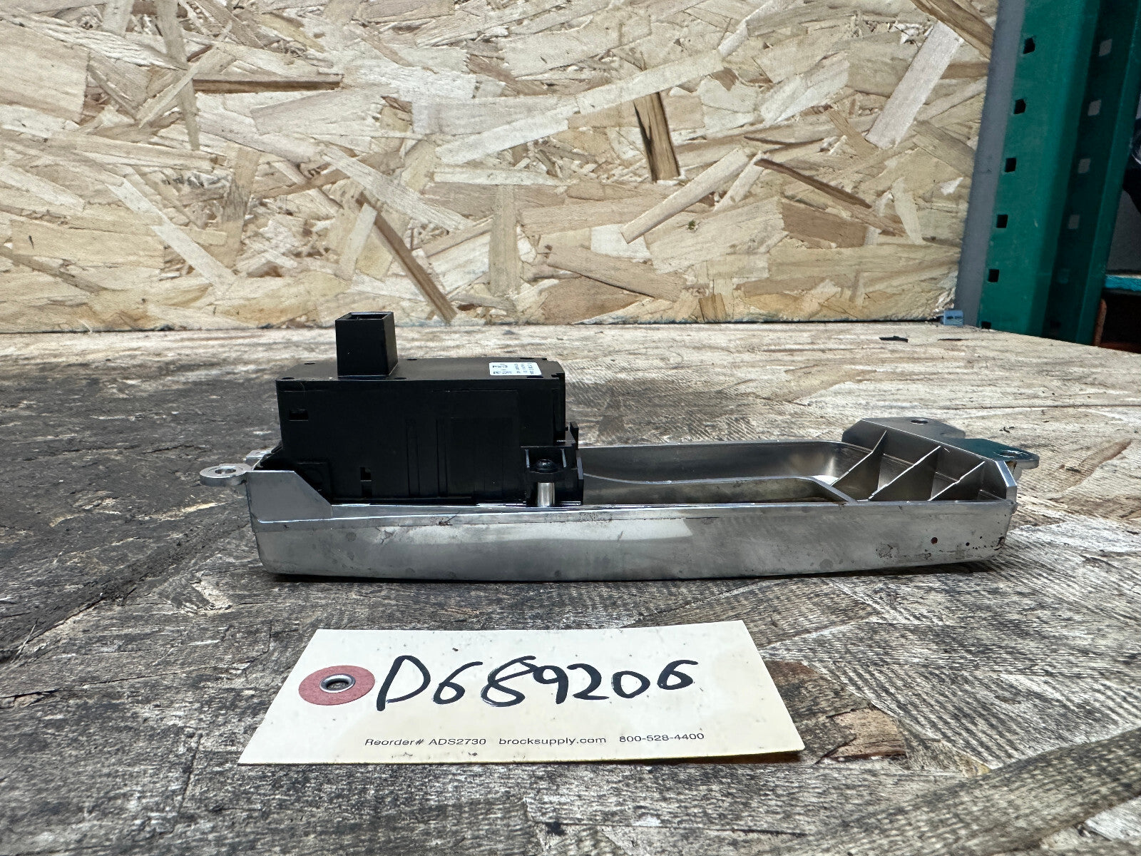 BMW 09-18 5 6 SERIES X3 X4 PARKING BRAKE SWITCH + TRIM SILVER OEM 9217594
